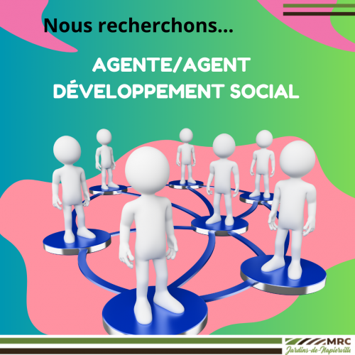 Offre d’emploi: Agente/Agent de développement social