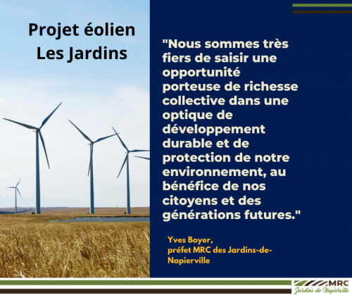 Projet éolien Les Jardins